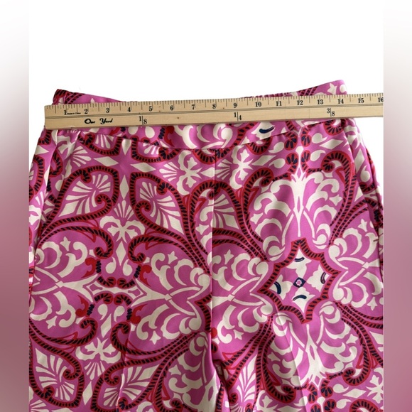 Rachel Zoe Red and Cream Patterned Pants - Picture 6 of 7